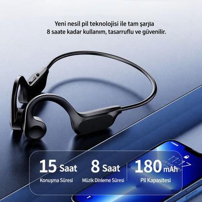 Bloomiee® Su Geçirmez Kemik İletimli Bluetooth Kulaklık
